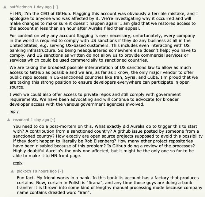 GitHub 接连封杀开源项目惹众怒，CEO 亲自道歉！