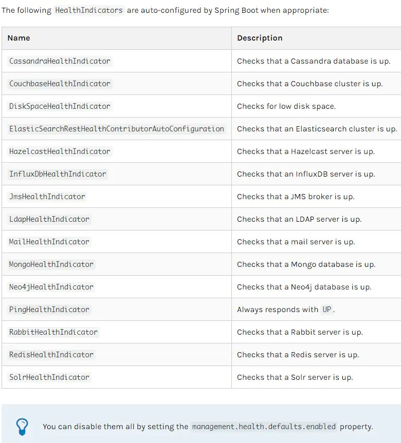 一文了解 Spring Boot 服务监控，健康检查，线程信息，JVM堆信息，指标收集，运行情况监控！...