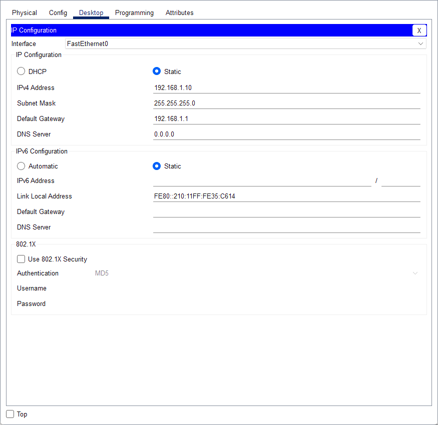思科：简单的二层交换机配置