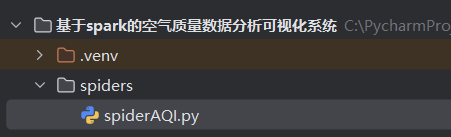 基于spark的空气质量数据分析可视化系统