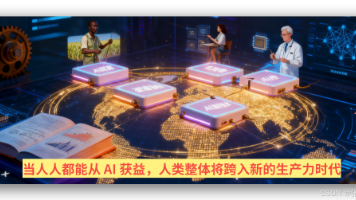 AI赋能原则10解读思考：当人人都能从 AI 获益，人类整体将跨入新的生产力时代