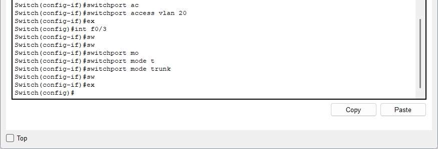 思科：简单的二层交换机配置