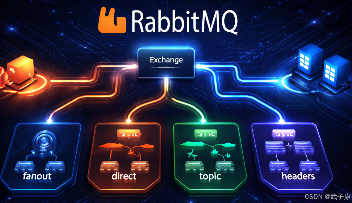 Java-200 RabbitMQ 架构与 Exchange 路由:fanout/direct/topic/headers