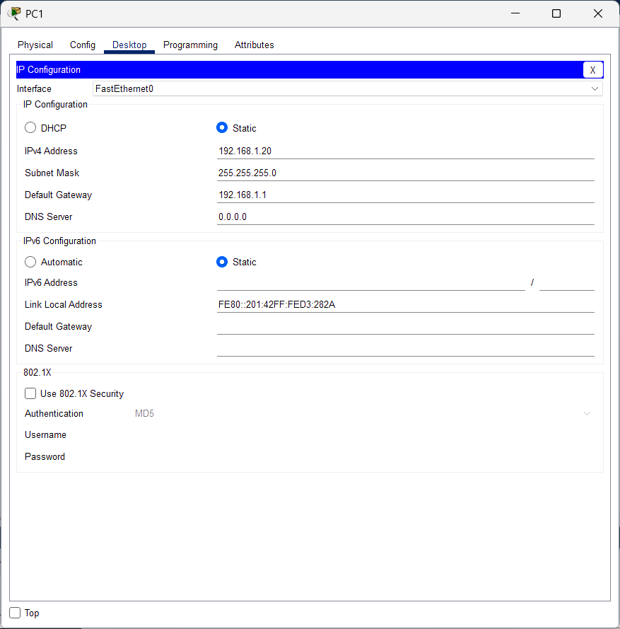 思科：简单的二层交换机配置