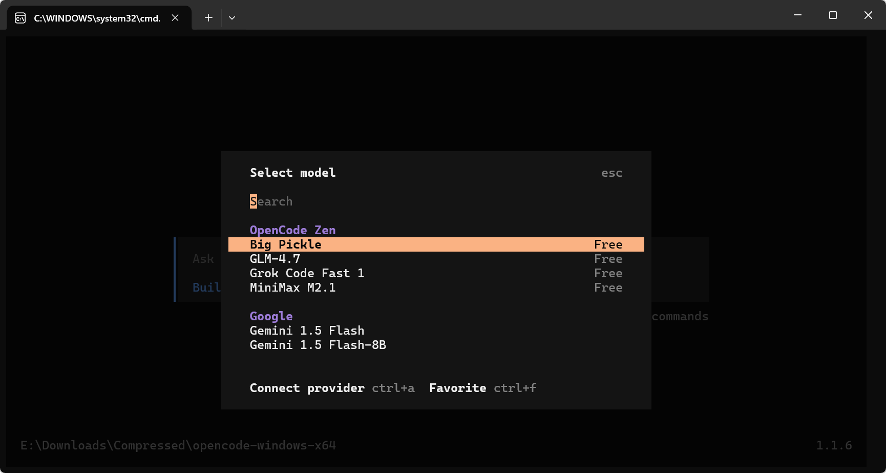 【笔记】Windows 上安装 OpenCode AI 编码助理:从踩坑到成功的简单记录