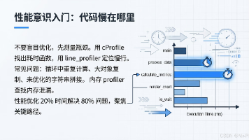 第十三章 性能意识入门：你代码慢在哪？profiling 的工程化思路