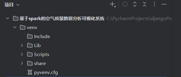 基于spark的空气质量数据分析可视化系统