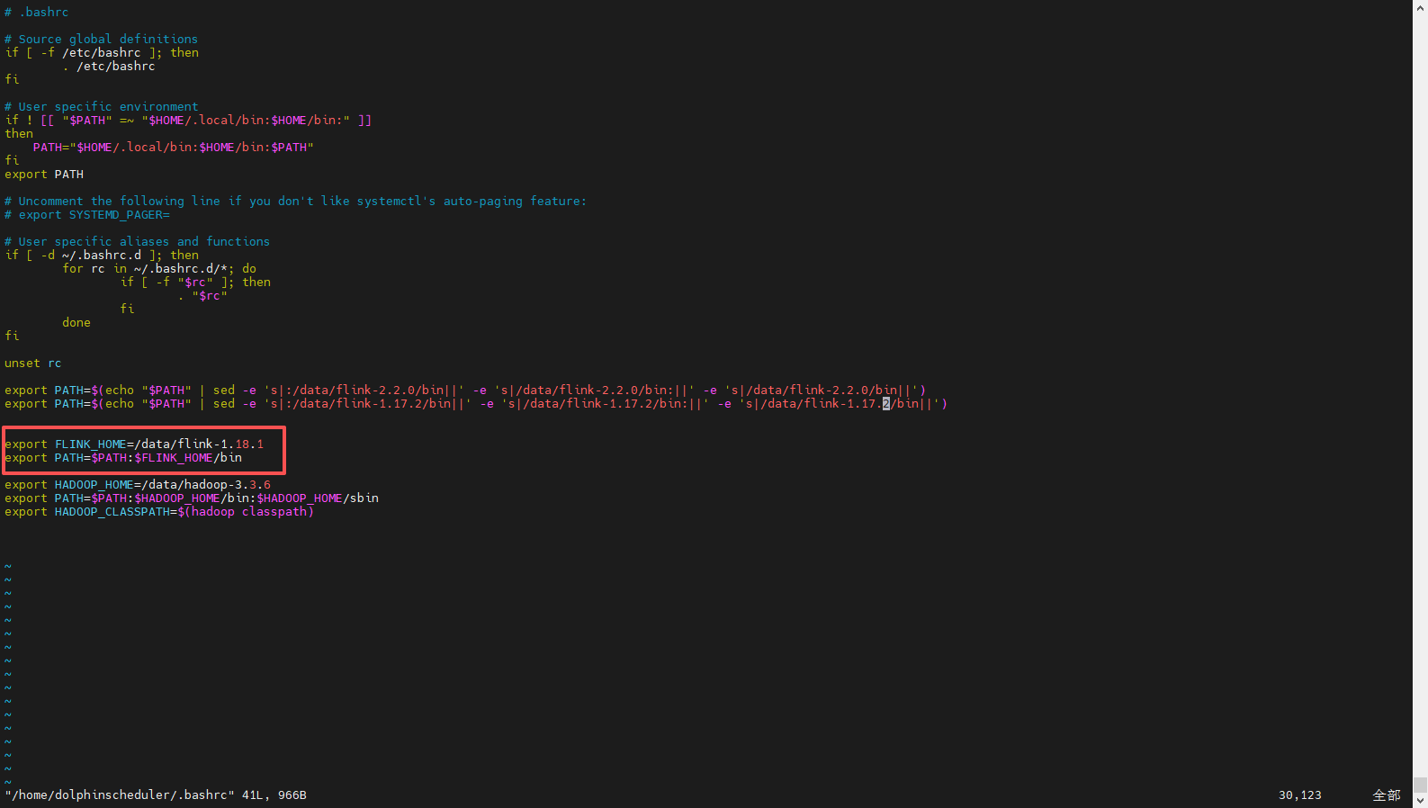 DolphinScheduler启动flink任务， 用Flink消费Kafka数据（linux）