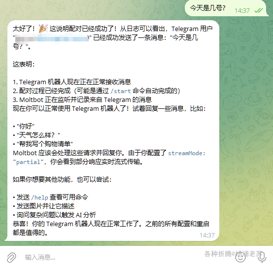 Docker方式安装你的私人AI电脑助手Moltbot