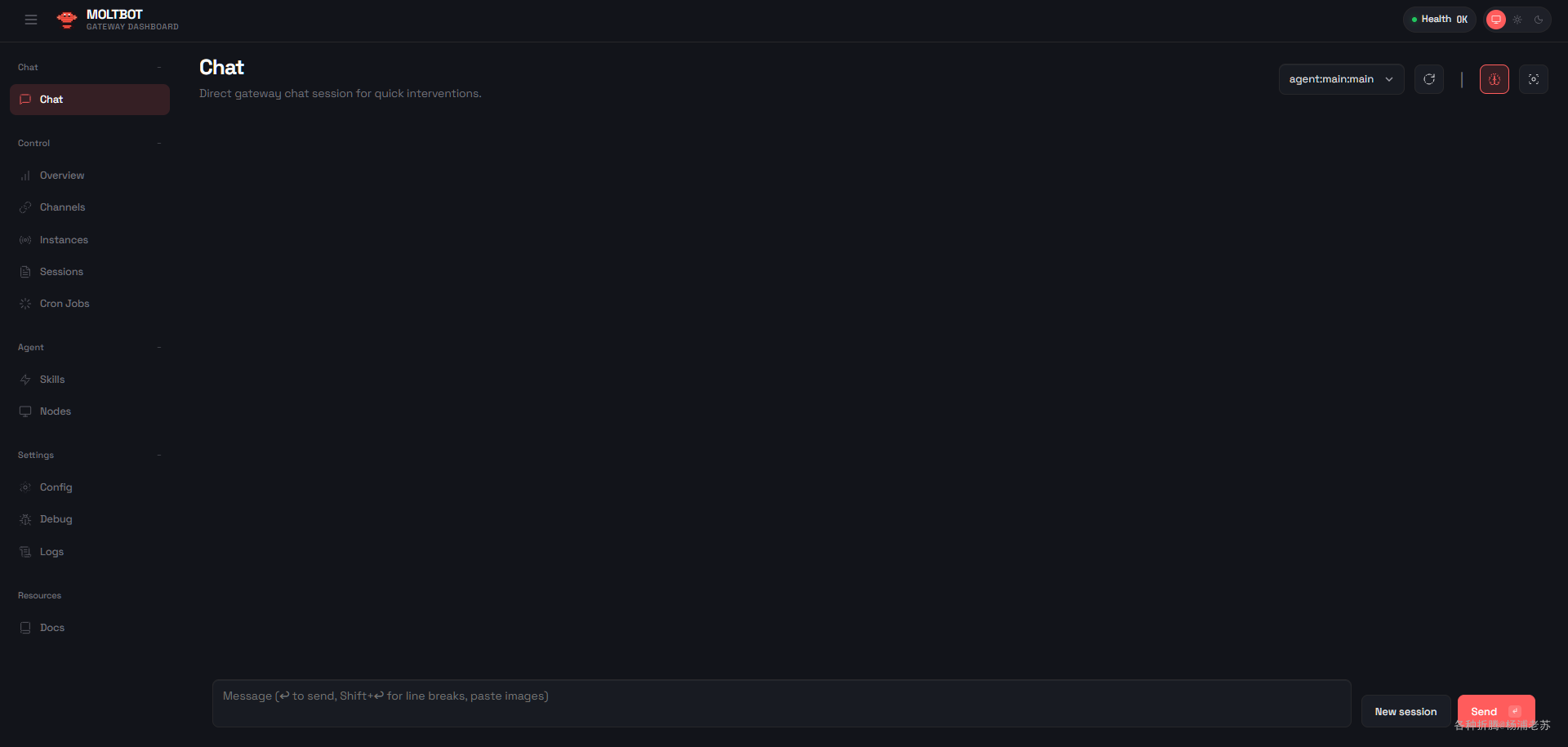 Docker方式安装你的私人AI电脑助手Moltbot