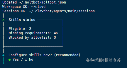 Docker方式安装你的私人AI电脑助手Moltbot