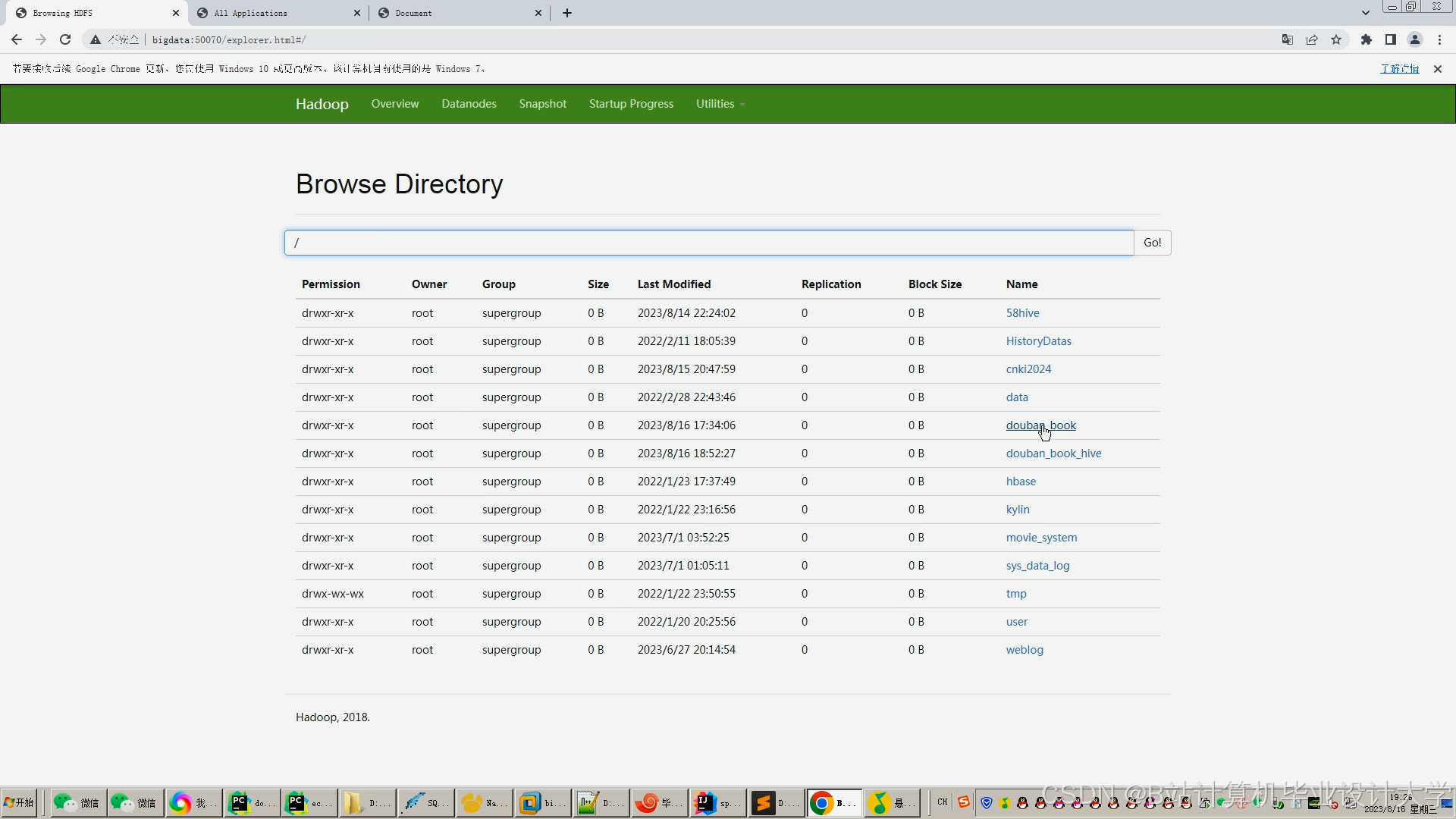 计算机毕业设计Python+PySpark+Hadoop图书推荐系统 图书可视化大屏 大数据毕业设计(源码+LW文档+PPT+讲解)