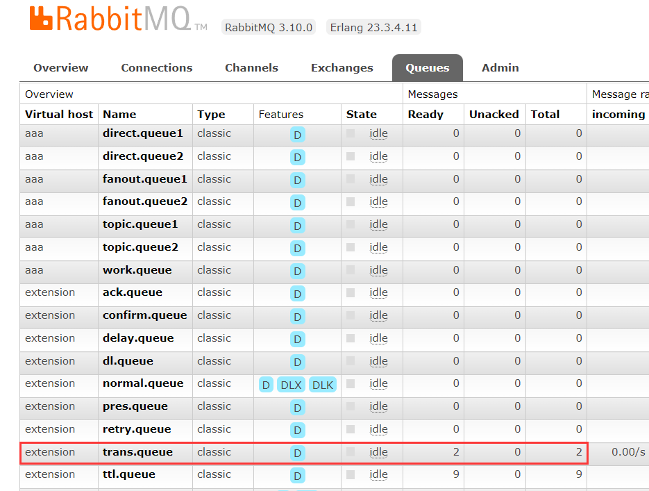 详解RabbitMQ高级特性之事务