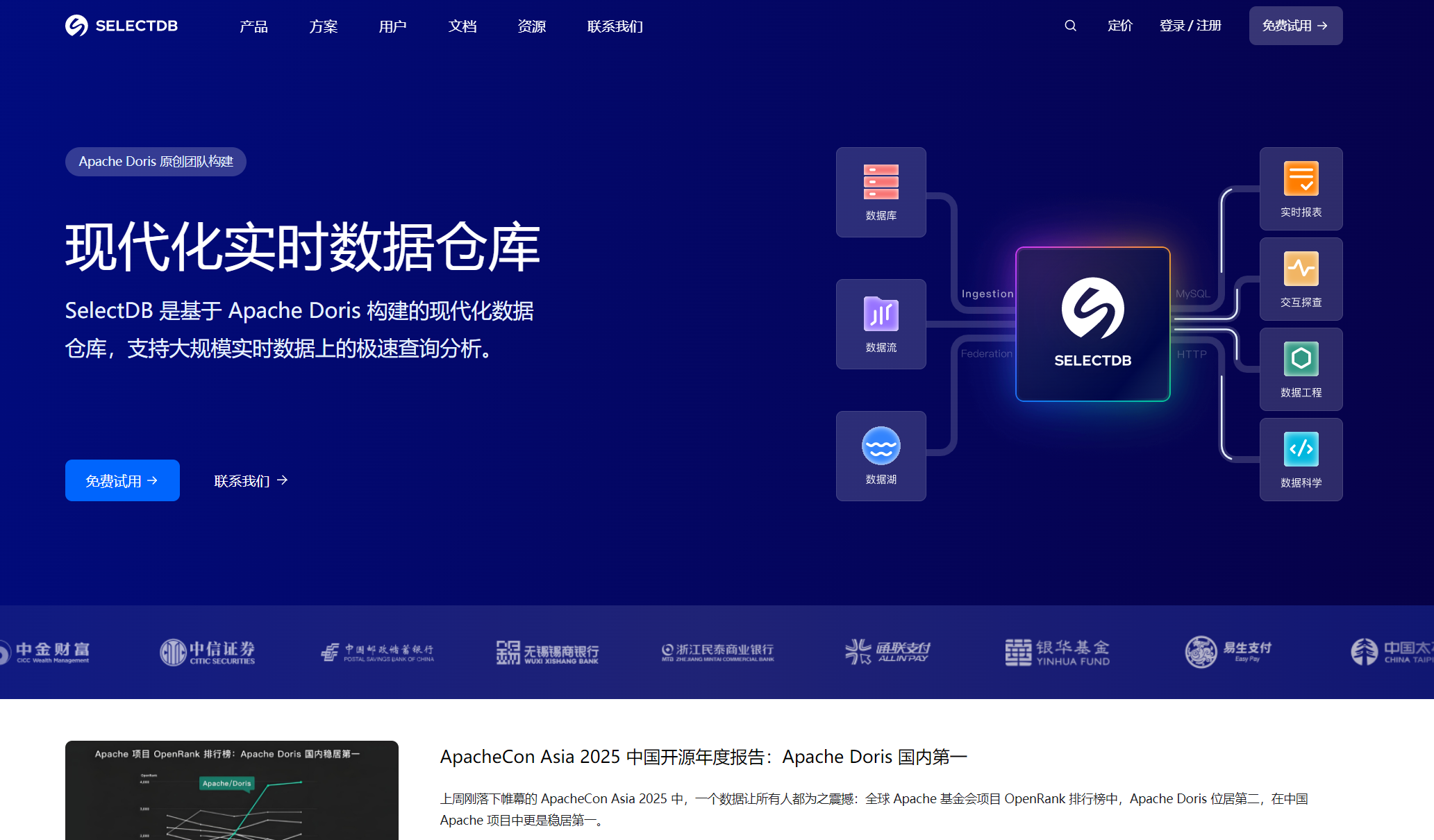 SelectDB数据库，新一代实时数据仓库的全面解析与应用