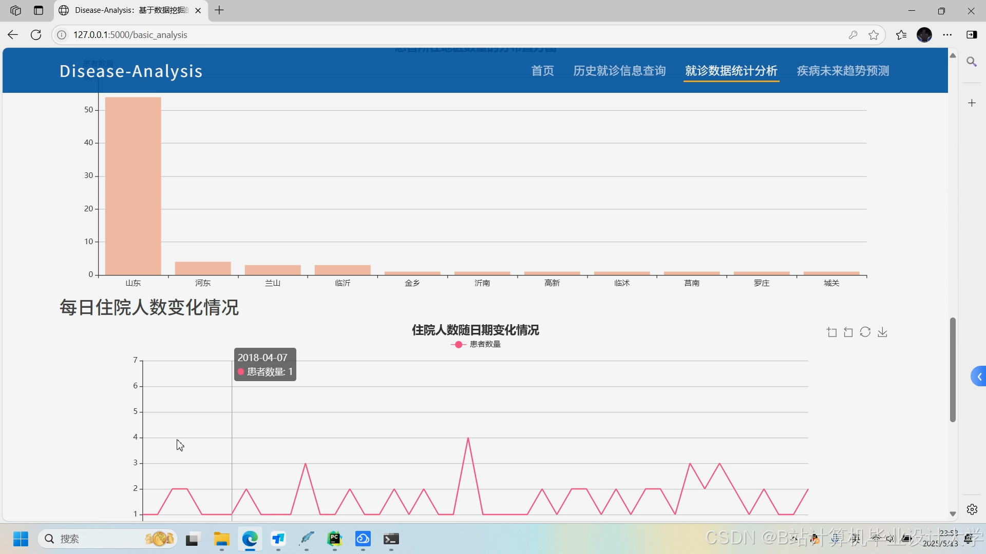 计算机毕业设计Python+大模型深度学习疾病预测系统 疾病大数据 医学大数据分析 大数据毕业设计(源码+LW+PPT+讲解)