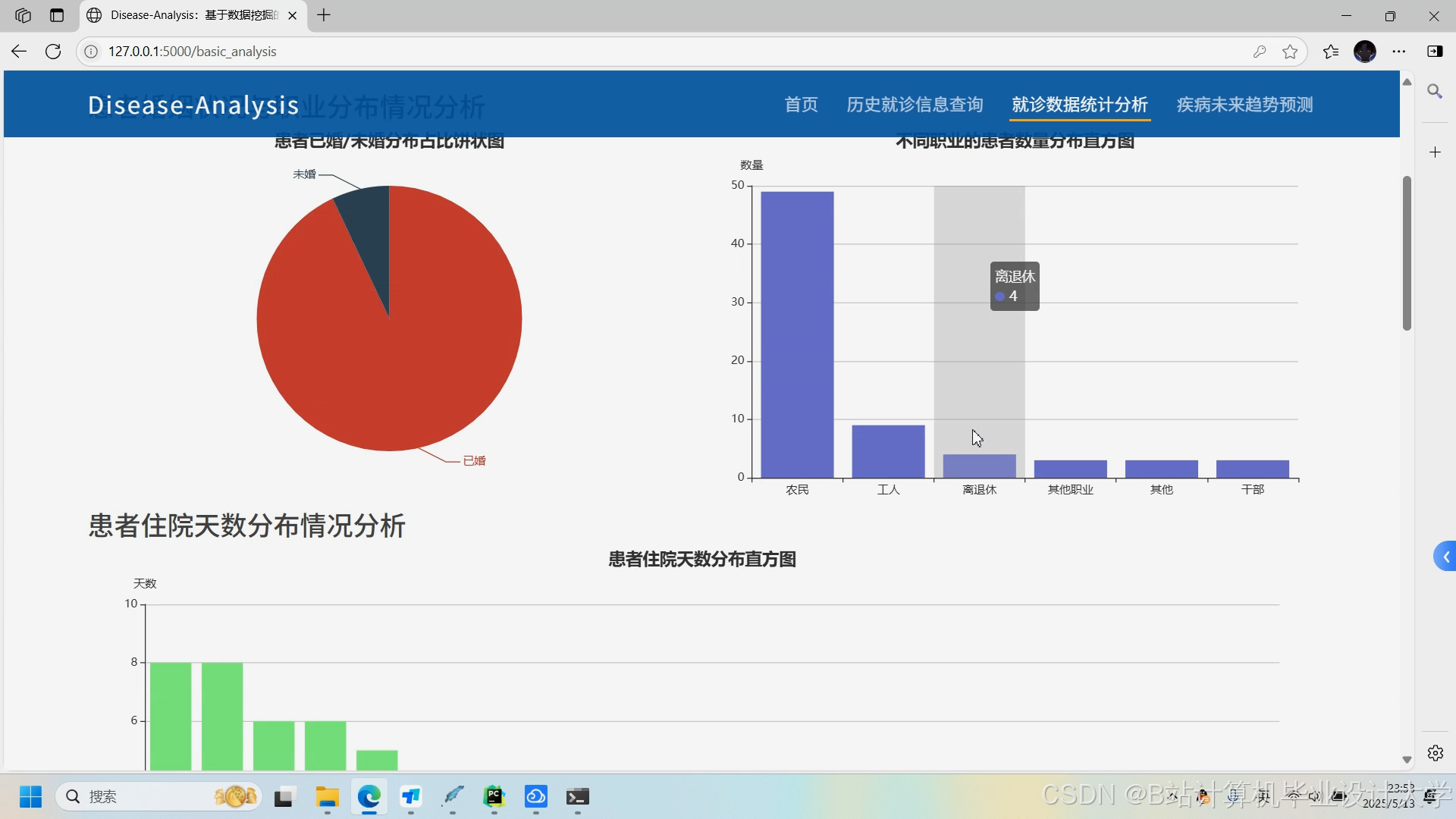 计算机毕业设计Python+大模型深度学习疾病预测系统 疾病大数据 医学大数据分析 大数据毕业设计(源码+LW+PPT+讲解)