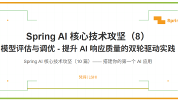 （第八篇）Spring AI 核心技术攻坚：模型评估与调优 – 提升 AI 响应质量的双轮驱动实践
