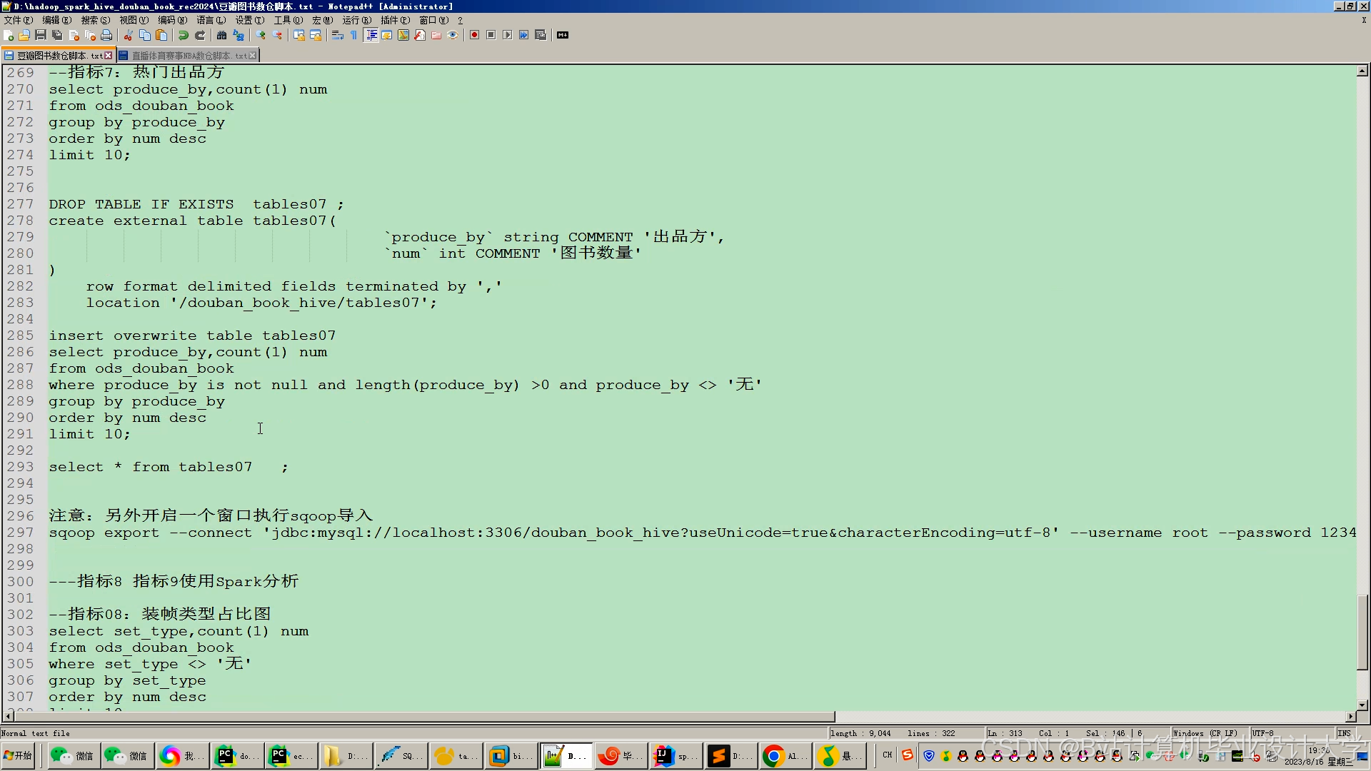 计算机毕业设计Python+PySpark+Hadoop图书推荐系统 图书可视化大屏 大数据毕业设计(源码+LW文档+PPT+讲解)
