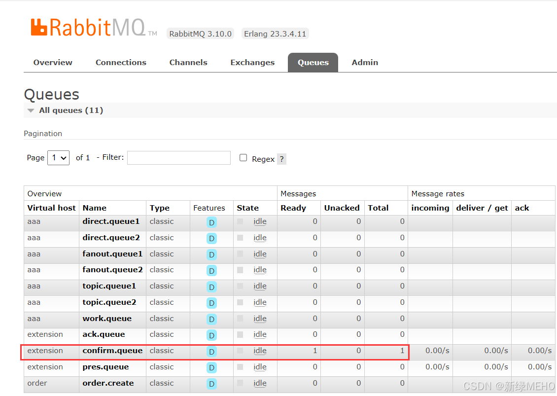 详解RabbitMQ高级特性之发送方确认机制