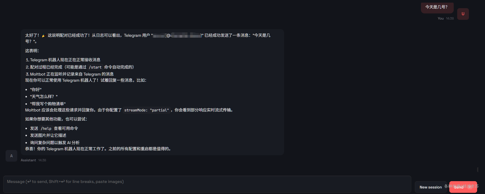 Docker方式安装你的私人AI电脑助手Moltbot
