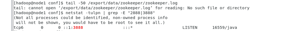 ZooKeeper三节点集群搭建出现的问题和解决过程