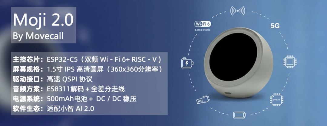 75元！复刻Moji 2.0 小智 AI 桌面机器人，基于乐鑫ESP32开发板，内置DeepSeek、Qwen大模型