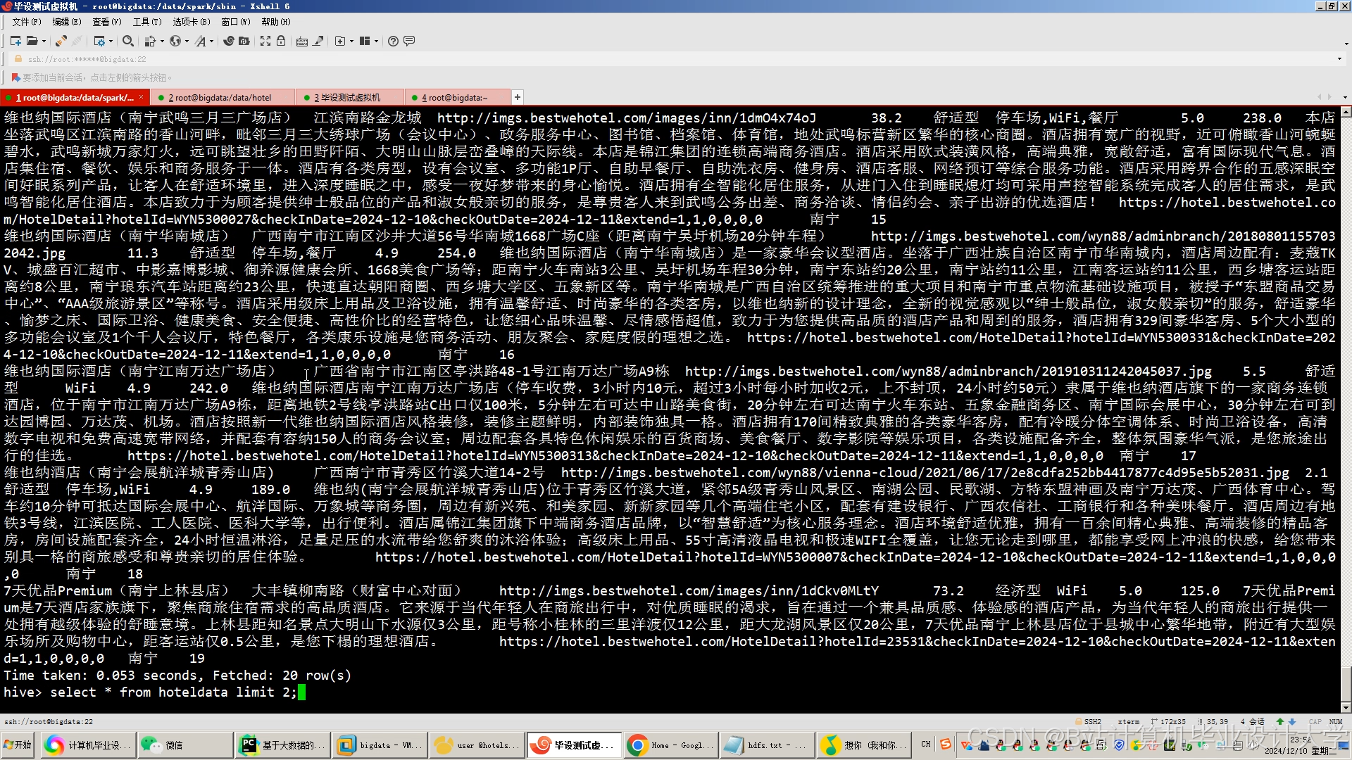 计算机毕业设计Hadoop+Spark民宿推荐系统 民宿可视化 大数据毕业设计(源码+LW文档+PPT+详细讲解)