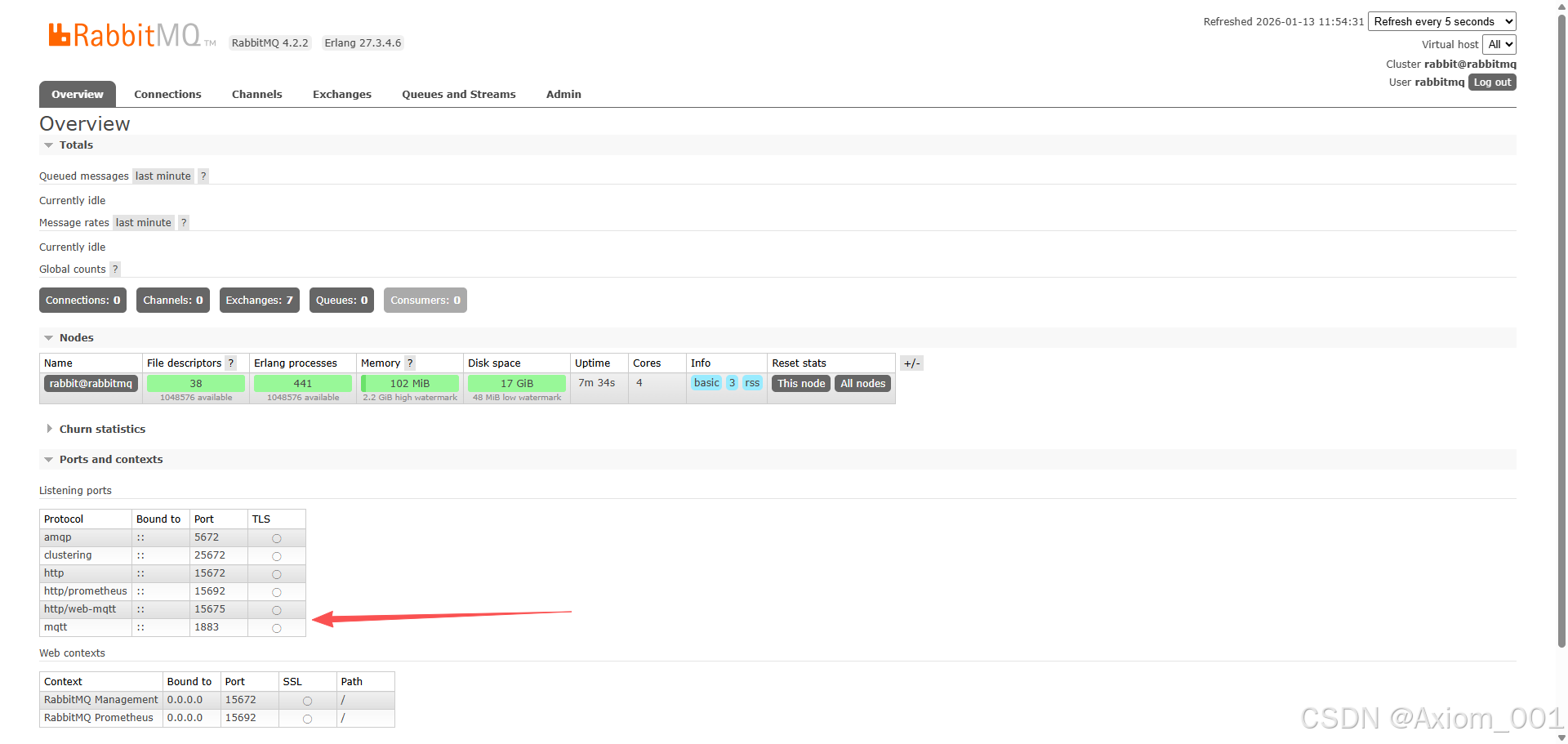 【RabbitMQ】5、RabbitMQ中启用MQTT功能