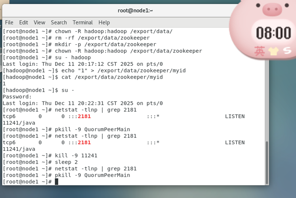 ZooKeeper三节点集群搭建出现的问题和解决过程