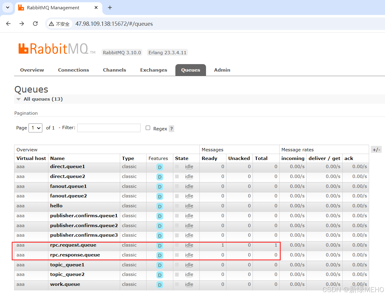 详解RabbitMQ工作模式之RPC通信模式