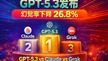 OpenAI发布GPT-5.3 Instant：幻觉率最高降低26.8%，2026全球AI模型排行榜