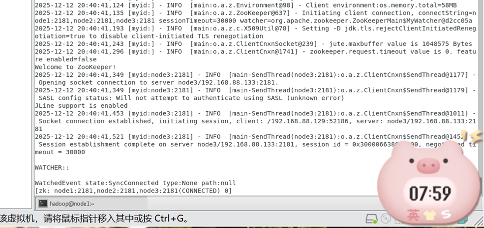 ZooKeeper三节点集群搭建出现的问题和解决过程