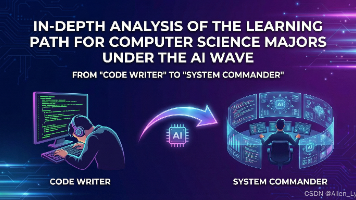 计算机专业在AI浪潮下的学习路径深度分析：从“代码写手”到“系统掌舵者”
