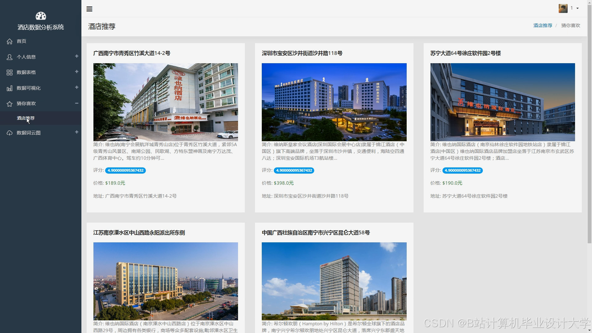 计算机毕业设计hadoop+spark+kafka+hive民宿推荐系统 hive民宿可视化 民宿爬虫 大数据毕业设计(源码+LW文档+PPT+讲解)