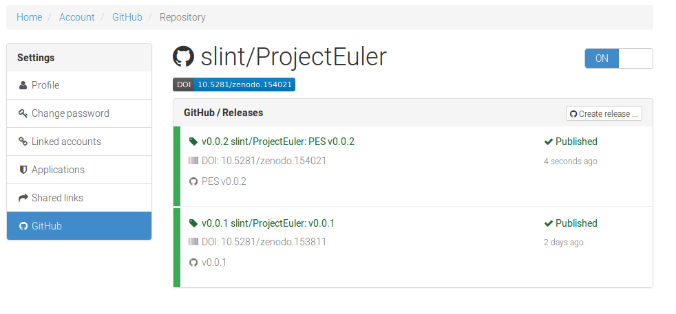 Zenodo搜索界面展示