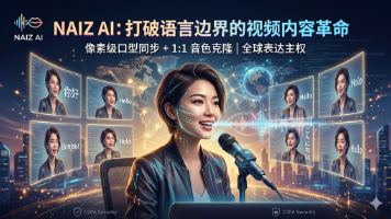 别再贴字幕了！Naiz AI：从语义到像素，全链路重构你的“数字孪生”