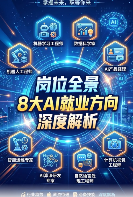 2026年AI春招火爆!高薪大模型岗位8大方向,小白程序员收藏看哪条是你的赛道?