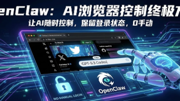 OpenClaw 浏览器控制终极方案 – 让 AI 助手随时控制你的浏览器：
