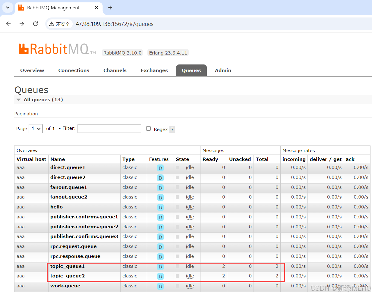 详解RabbitMQ工作模式之通配符模式