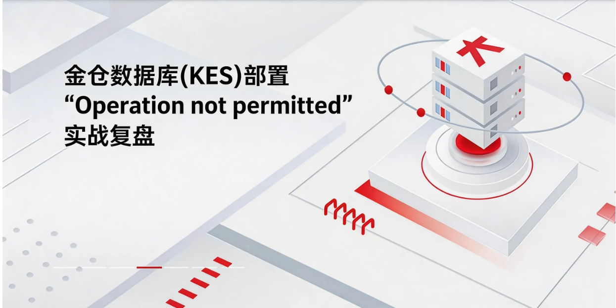 NFS权限坑踩爆！金仓数据库(KES)部署“Operation not permitted“实战复盘