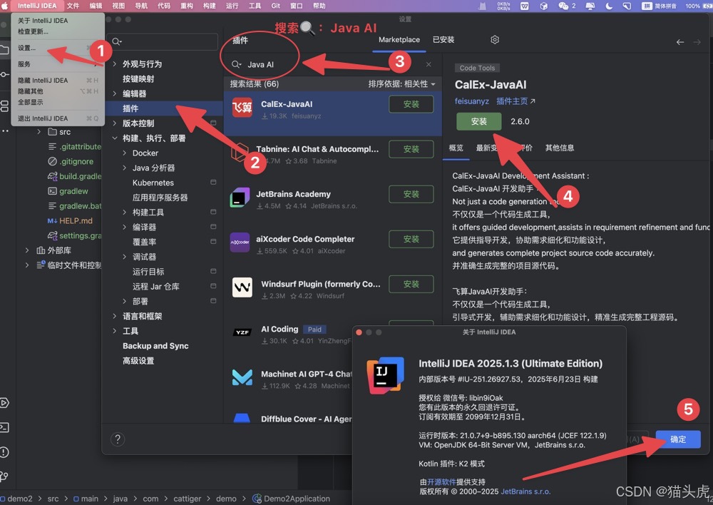 Mac版IDEA插件安装教程