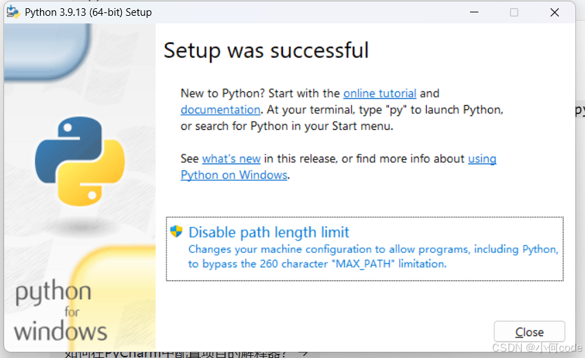 安装Python3.9.13，以Windows11，edge为例