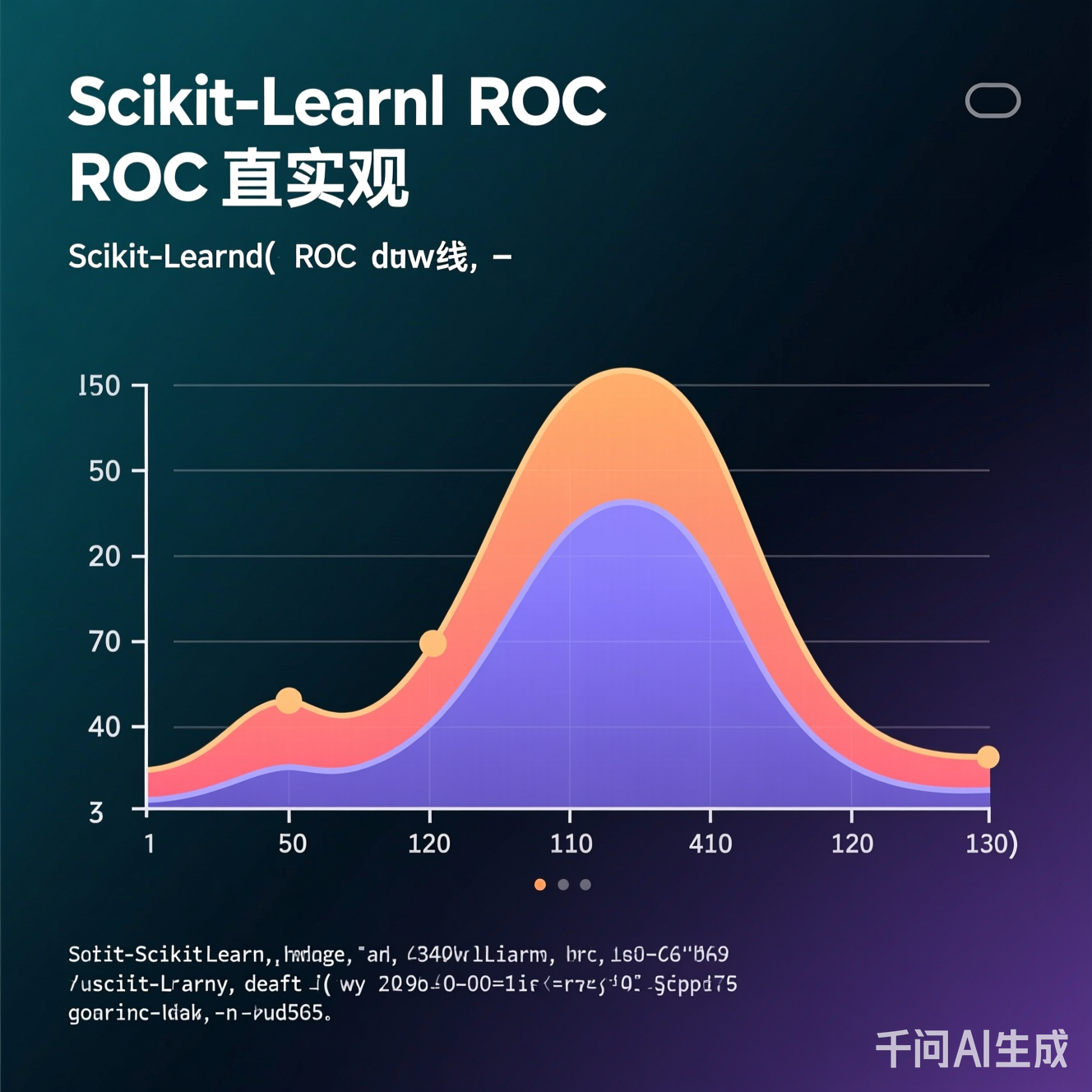 Scikit-learn生成的ROC曲线示例