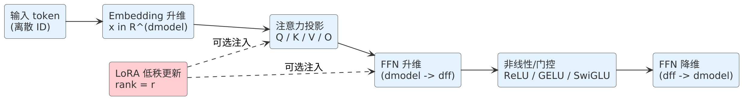 训练中常见投影机制的总览图