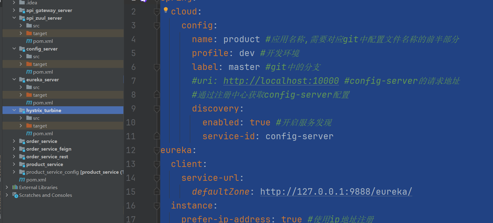 spring cloud微服务实战:Eureka+Zuul+Feign/Ribbon+Hystrix Turbine+SpringConfig+sleuth+zipkin
