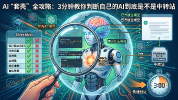 AI“套壳”全攻略：3分钟教你判断自己的AI到底是不是中转站