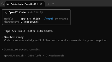 Windows安装原生Codex CLI 让你拥有更强力的AI代码助手！【支持GPT5.4、GPT5.3-codex】