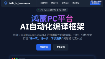 HarmonyOS / OpenHarmony 鸿蒙PC平台三方库移植：AI自动化编译框架build_in_harmonyos介绍及使用