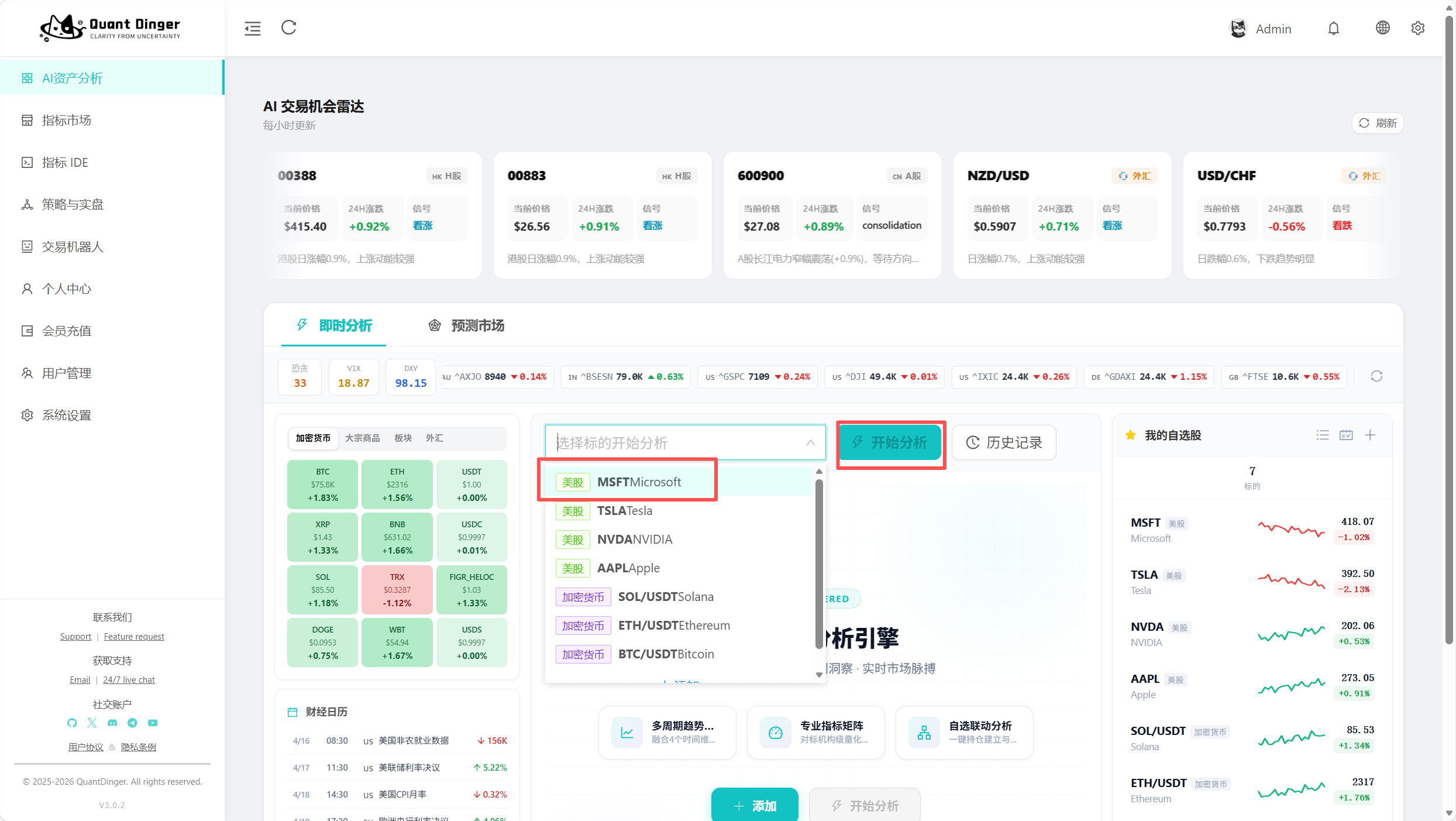 QuantDinger 全网最全保姆级教程：5分钟搭建AI量化系统