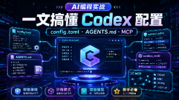 【Codex配置实战】从 config.toml 到 AGENTS.md：把 AI 编程助手调成顺手的开发环境